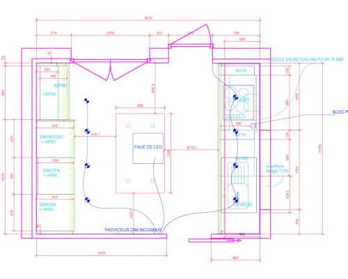 Aménagement cuisine plan de réalisation